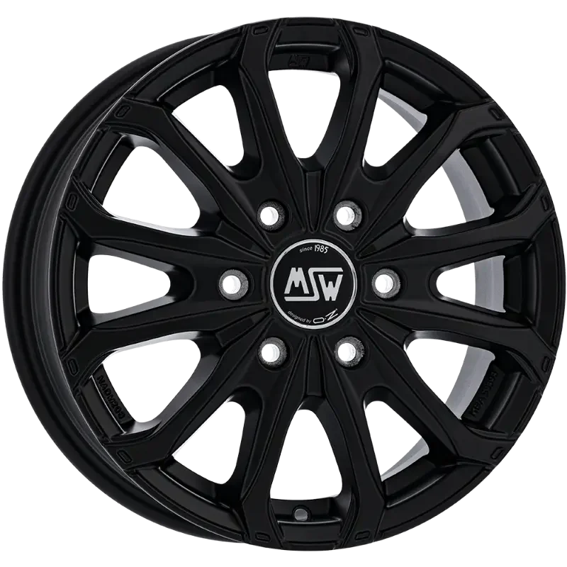 MSW 48 VAN Matt Black 6,50x16 6x120,00 ET50,00
