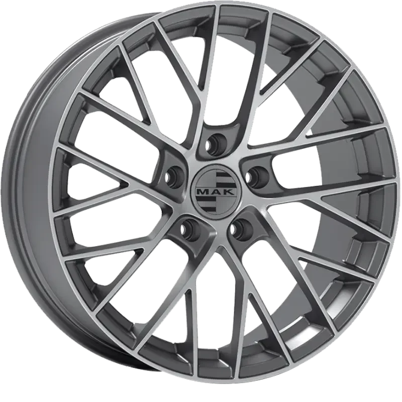 MAK Monaco Gun Metallic Mirror 11,00x19 5x130,00 ET65,00