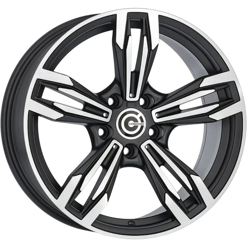 Carbonado Dynamite Matt Black Polished 8,00x17 5x120,00 ET30,00
