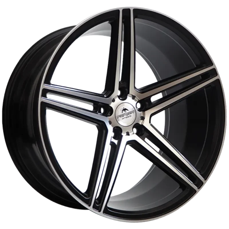 FORZZA Bosan Black Matt Faced Machined 10,50x22 5x112,00 ET38,00