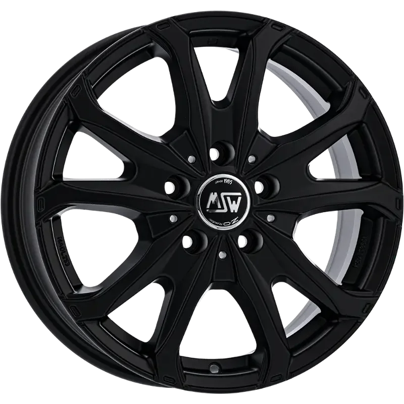 MSW 48 VAN Matt Black 6,50x16 5x130,00 ET55,00