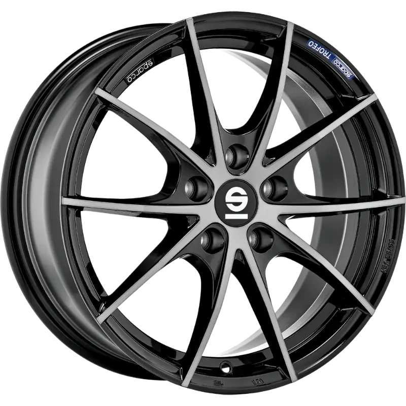 Sparco Trofeo 5 Black Polished 8,00x18 5x120,00 ET29,00