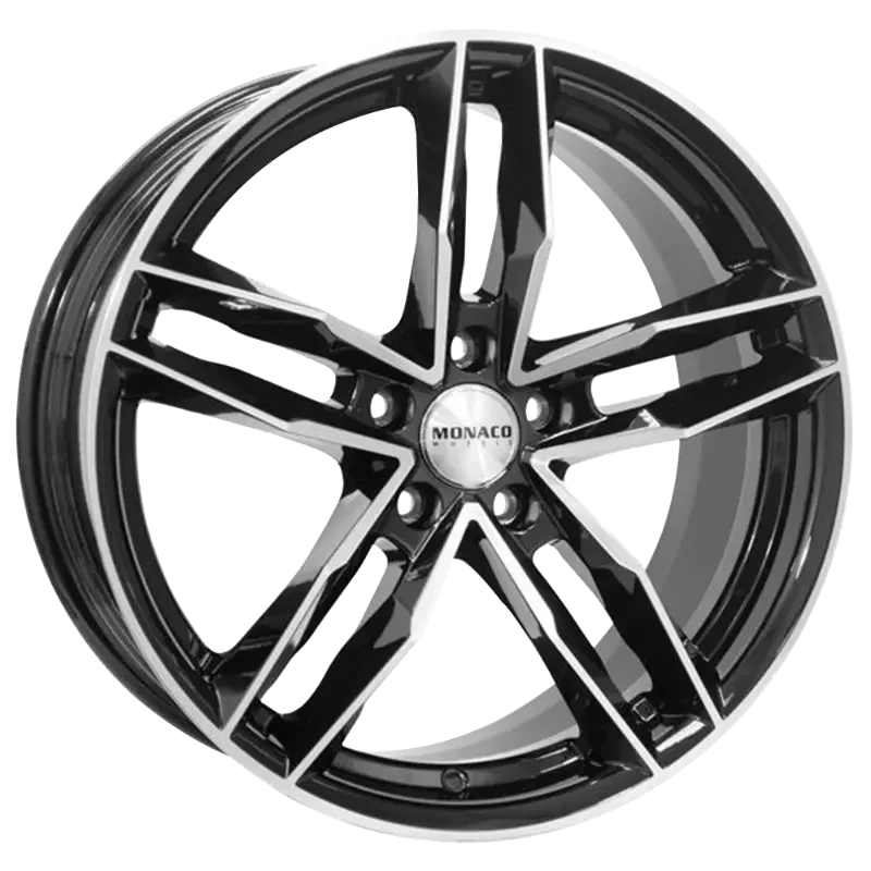 MONACO WHEELS RR8M Black Polished 7,50x17 5x114,30 ET40,00