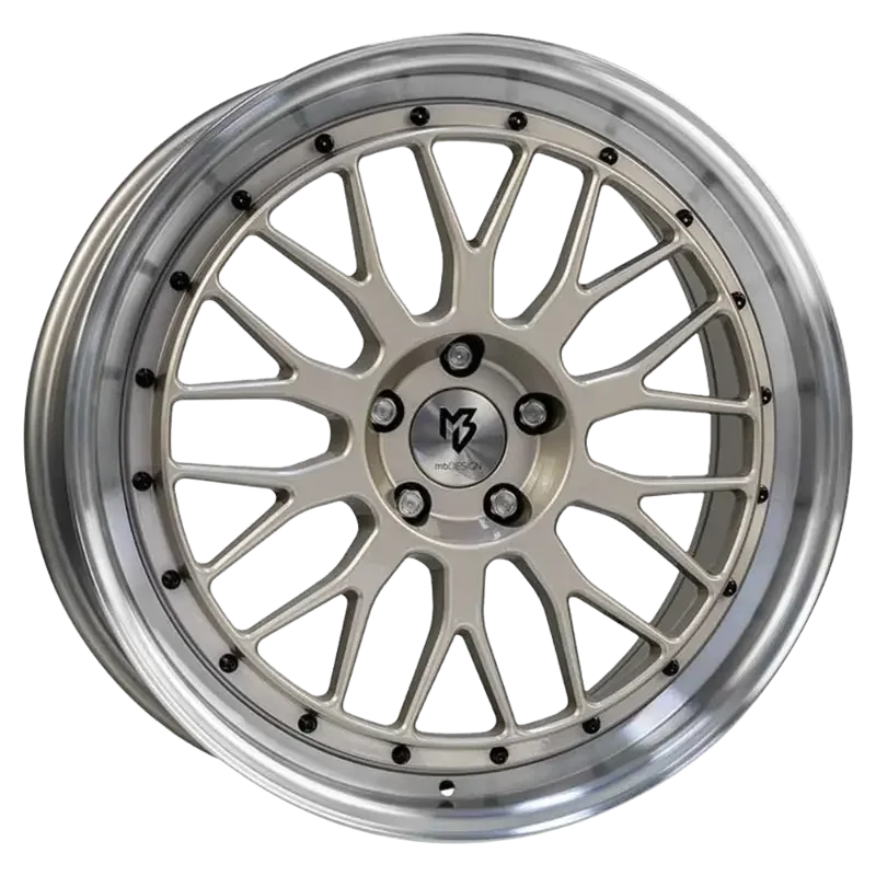 mbDESIGN LV1 Champagner Polished 7,50x18 4x108,00 ET35,00