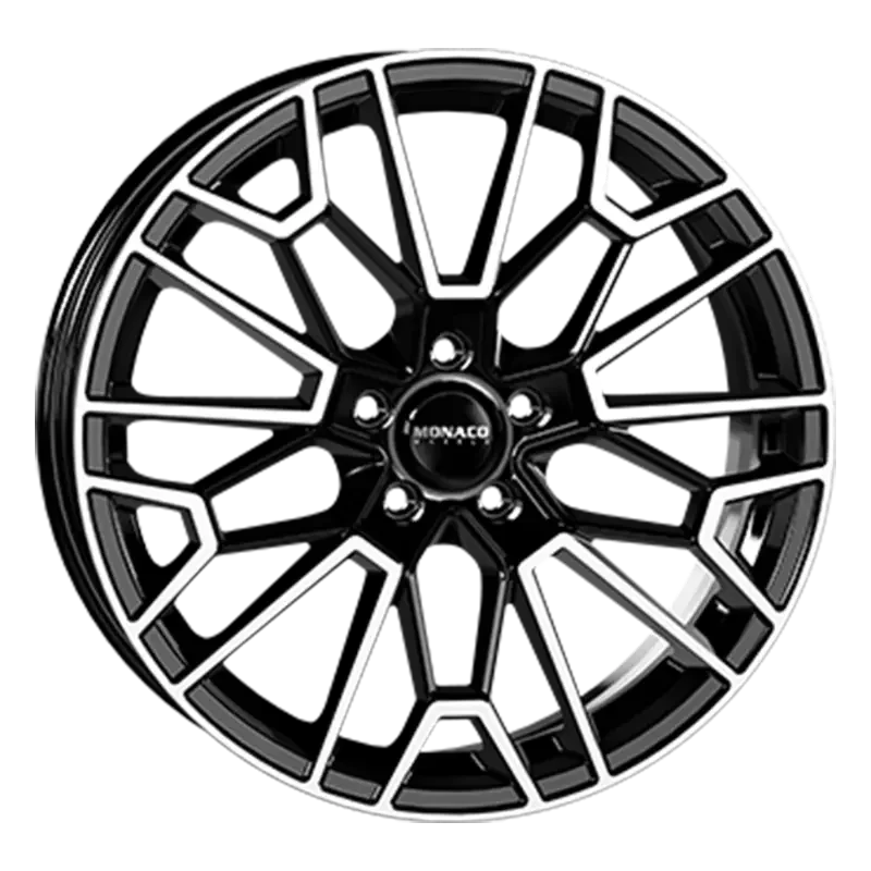 MONACO WHEELS Grand Prix 13 Black Polished 8,00x19 5x112,00 ET30,00