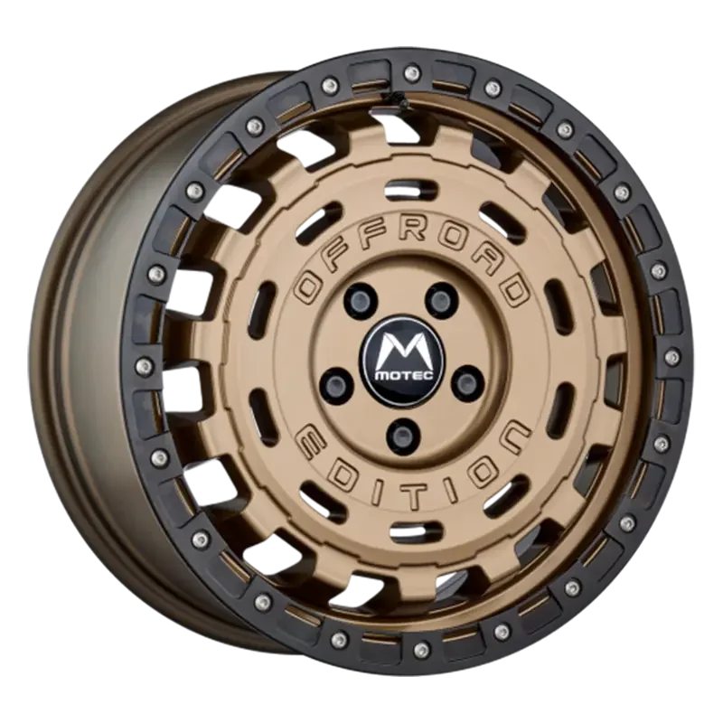 MOTEC Wheels MOF1-R-CROSS Matt Bronze Lip Matt Black 8,00x17 5x120,00 ET38,00