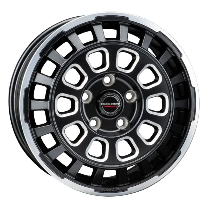 Borbet CW7 black rim window polished matt 8,00x18 5x120,00 ET53,00