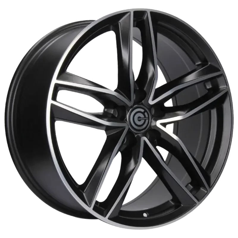 Carbonado Style Matt Black Polished 8,00x18 5x112,00 ET35,00
