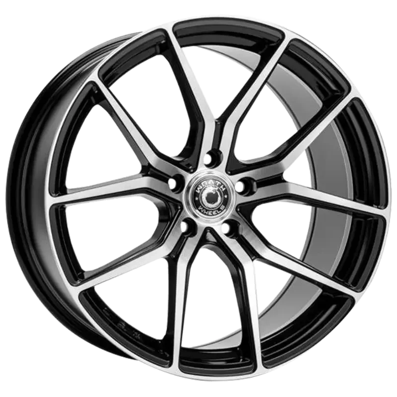 WRATH WHEELS WF-7 Black Polished 9,50x19 5x120,00 ET38,00