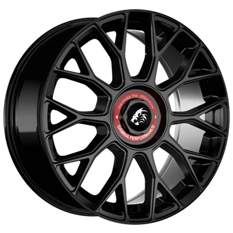 Damina Performance DM10 Black Red 8,00x18 5x112,00 / 5x120,00 ET35,00
