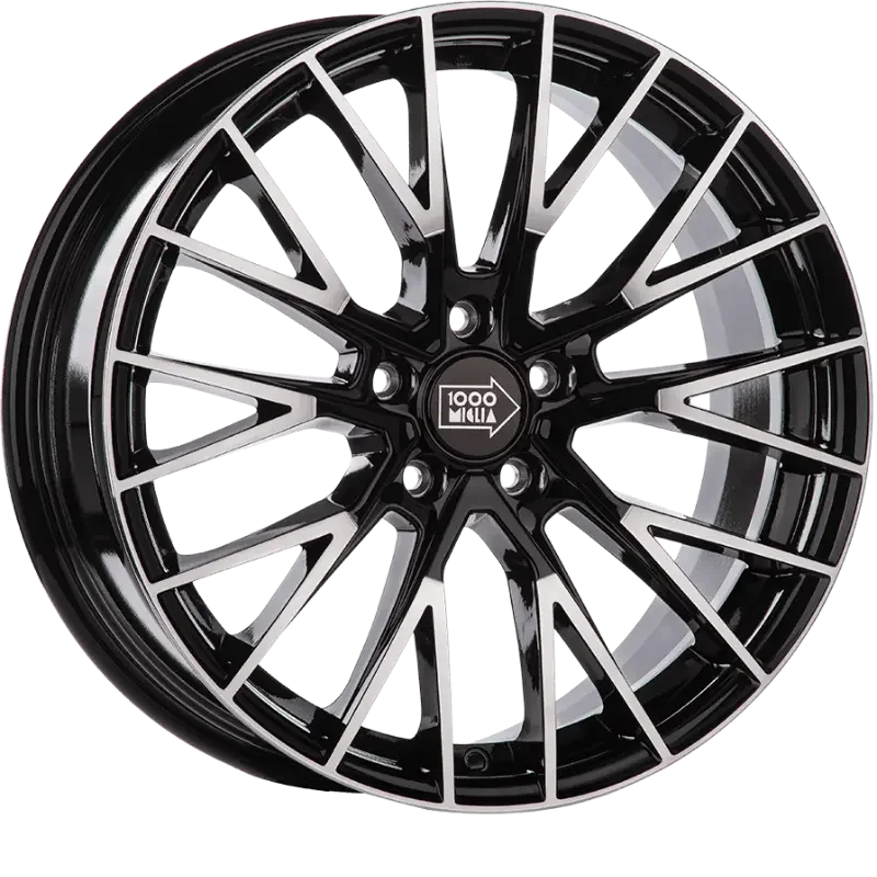 Mille Miglia MM1009 Black Polished 8,00x18 5x114,30 ET40,00