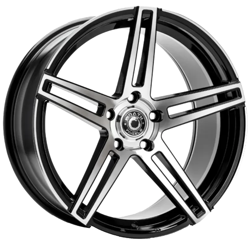 WRATH WHEELS WF-1 Black Polished 9,00x18 5x120,00 ET40,00