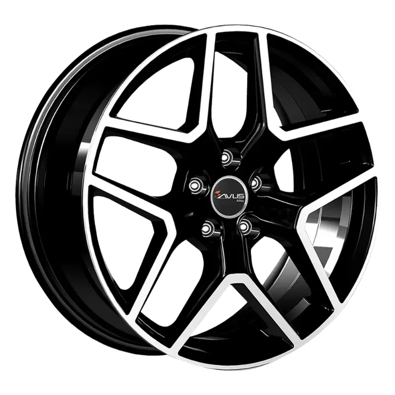 AVUS Racing AC-519 - Black Polished 7,00x17 5x114,30 ET45,00