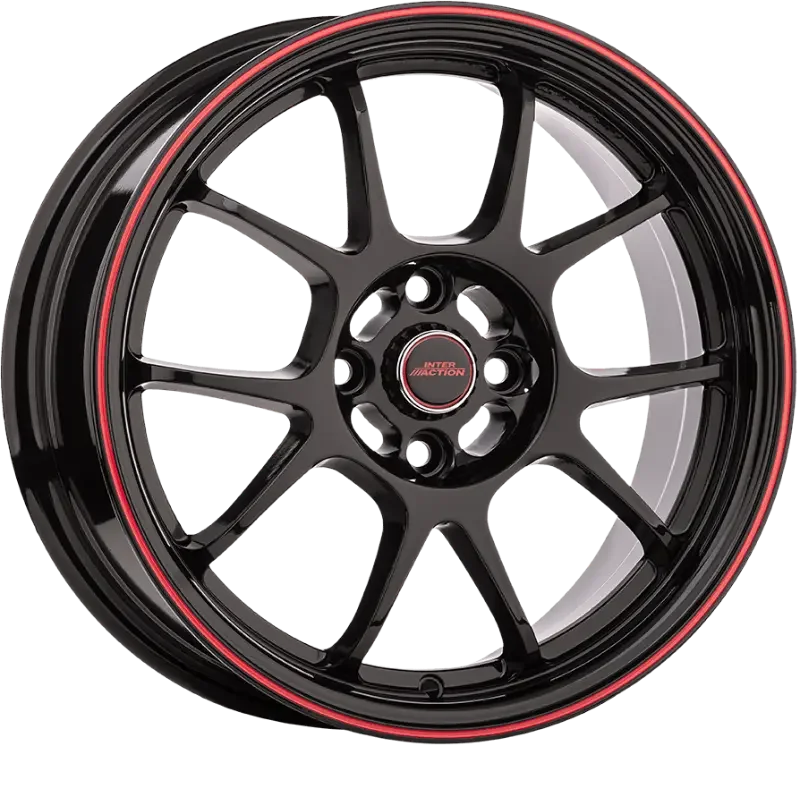 INTER ACTION PHOENIX BLACK RED 6,50x15 4x100,00 ET37,00