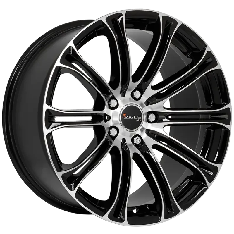 AVUS Racing AC-MB1 - Black Polished 8,00x17 5x120,00 ET15,00