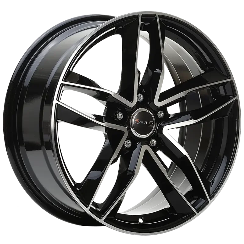 AVUS Racing AF16 - Black Polished 8,00x18 5x112,00 ET45,00