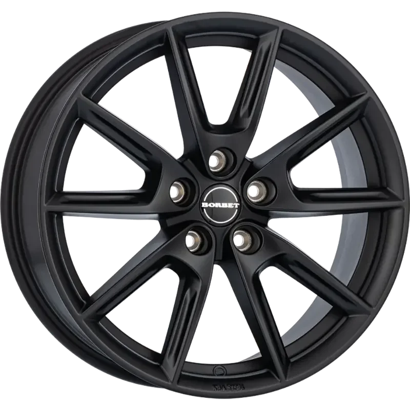 Borbet LX18 black matt 8,00x18 5x114,30 ET48,00