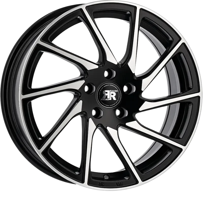 Racer TURN Black Polished 7,50x17 5x115,00 ET40,00