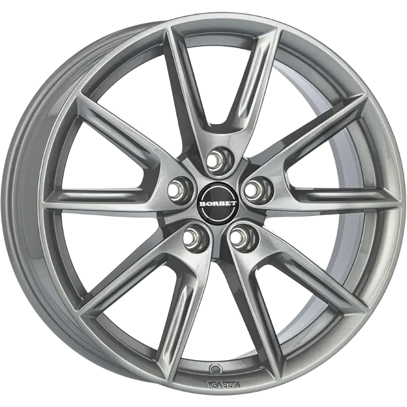 Borbet LX18 grey glossy 8,00x18 5x108,00 ET45,00