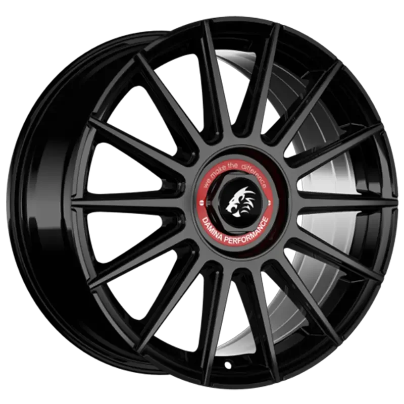 Damina Performance DM09 Black Red 8,50x19 5x112,00 / 5x120,00 ET30,00