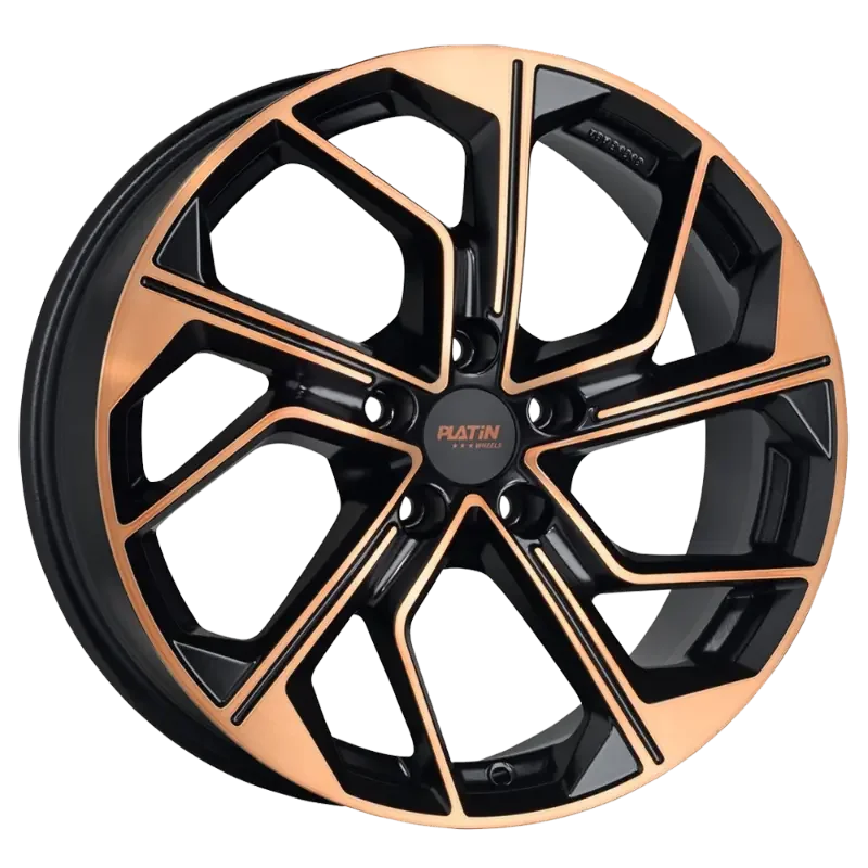 PLATIN Wheels P 116 Black Copper Polished 8,00x18 5x112,00 ET40,00