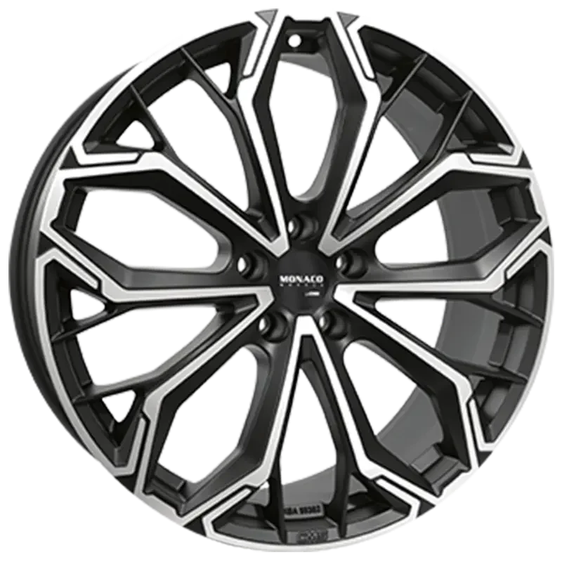 MONACO WHEELS Grand Prix C 17 Matt Black Polished 8,00x19 5x112,00 ET34,60