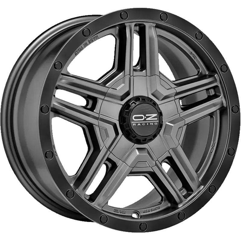 OZ RALLY ADVENTURE MATT GRAPHITE BLACK LIP 8,00x17 6x114,30 ET37,00