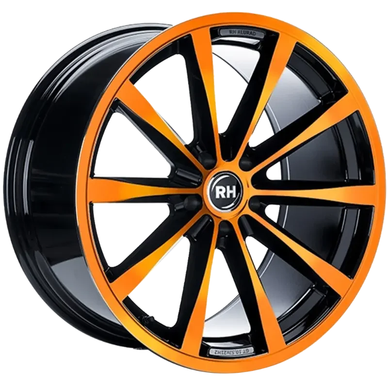 RH Alurad GT Rad Black Polished Orange 11,50x21 5x130,00 ET47,00