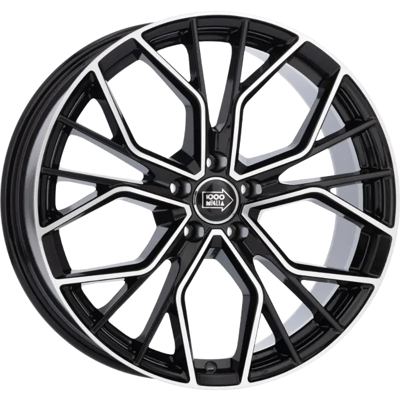 Mille Miglia MM1020 Black Polished 7,50x17 5x114,30 ET39,50