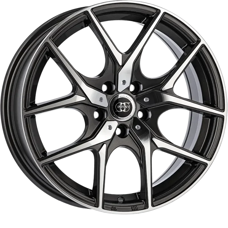 Infiny ICON Gun Metal Polished 8,00x18 5x114,30 ET40,00