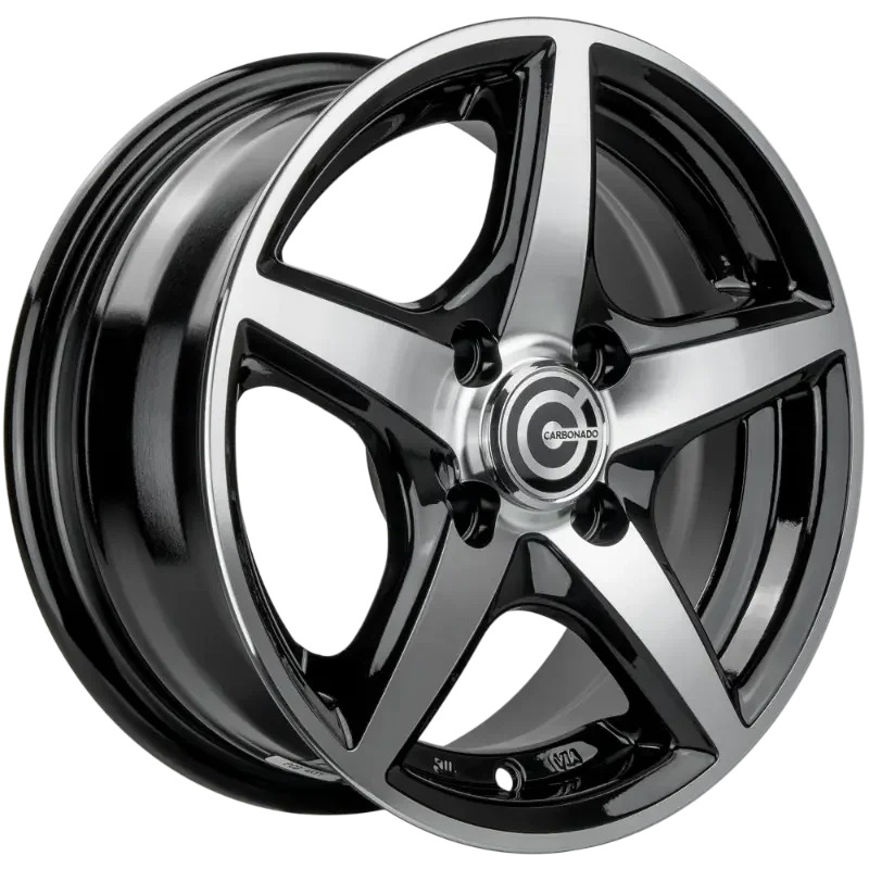 Carbonado Crow Black Polished 5,50x13 4x98,00 / 4x100,00 ET30,00