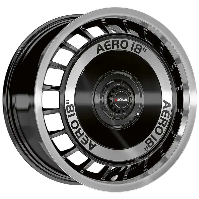 Ronal R50 REV-B Black Lip Polished 8,00x18 5x100,00 ET35,00