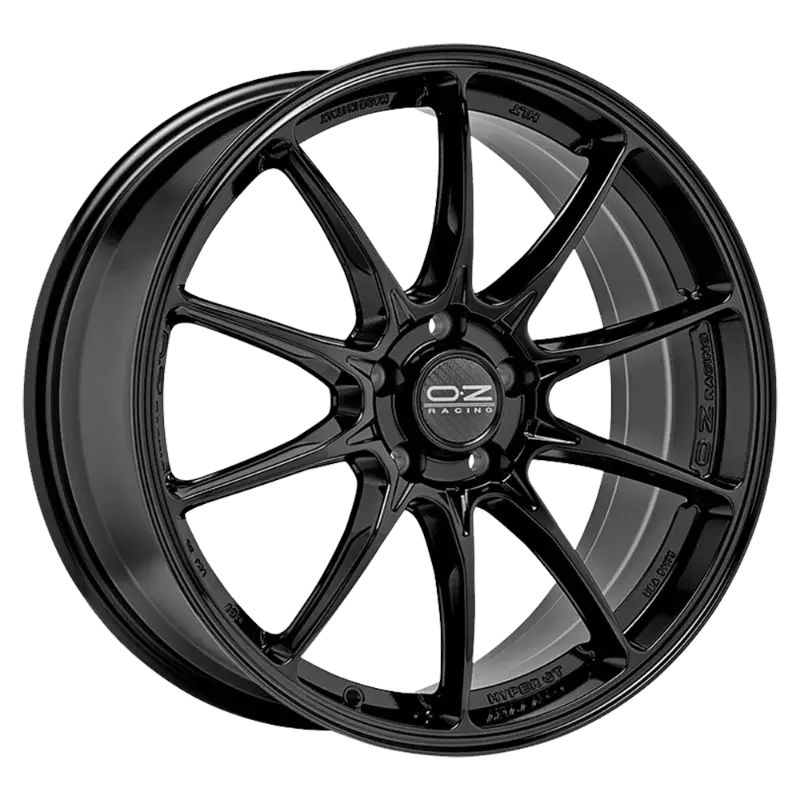 OZ HYPER GT HLT GLOSS BLACK 8,00x18 5x114,30 ET35,00