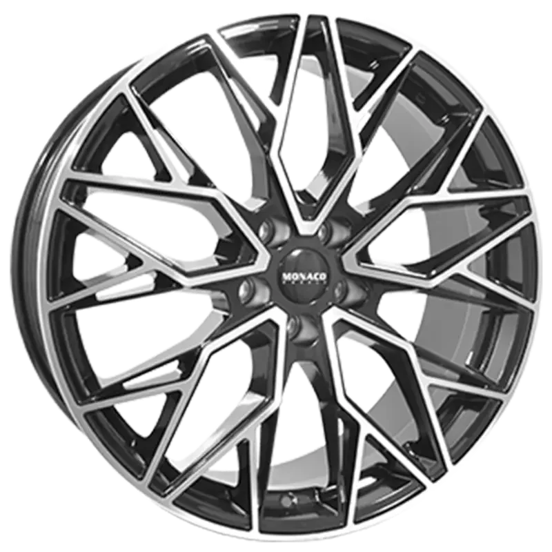 MONACO WHEELS Grand Prix 15 FF Black Polished 8,00x19 5x130,00 ET39,50