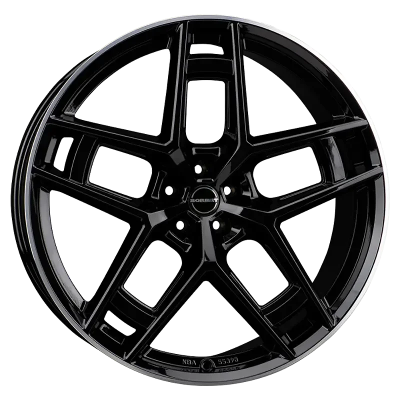 Borbet TF black rim polished glossy 10,50x24 5x120,00 ET34,00