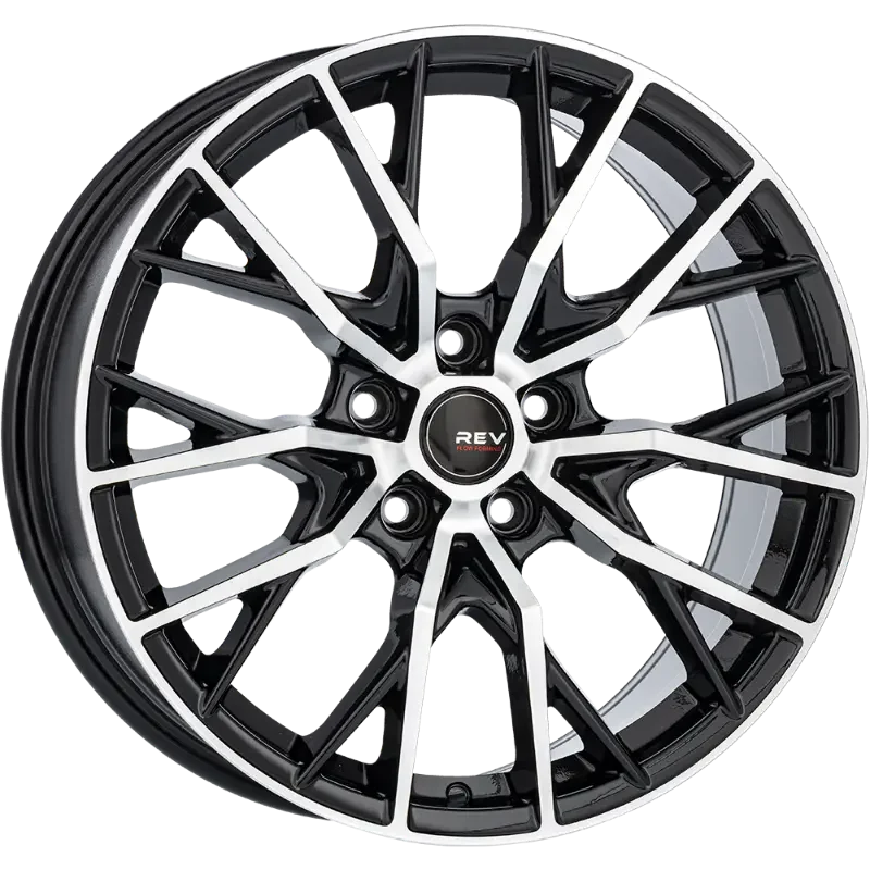 REVATIVO Vortex FF Black Polished 8,00x18 5x112,00 ET45,00