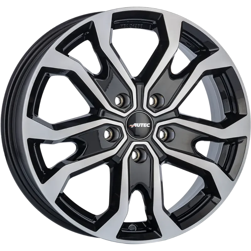 Autec Kiso Black Polished 7,00x17 5x108,00 ET46,00