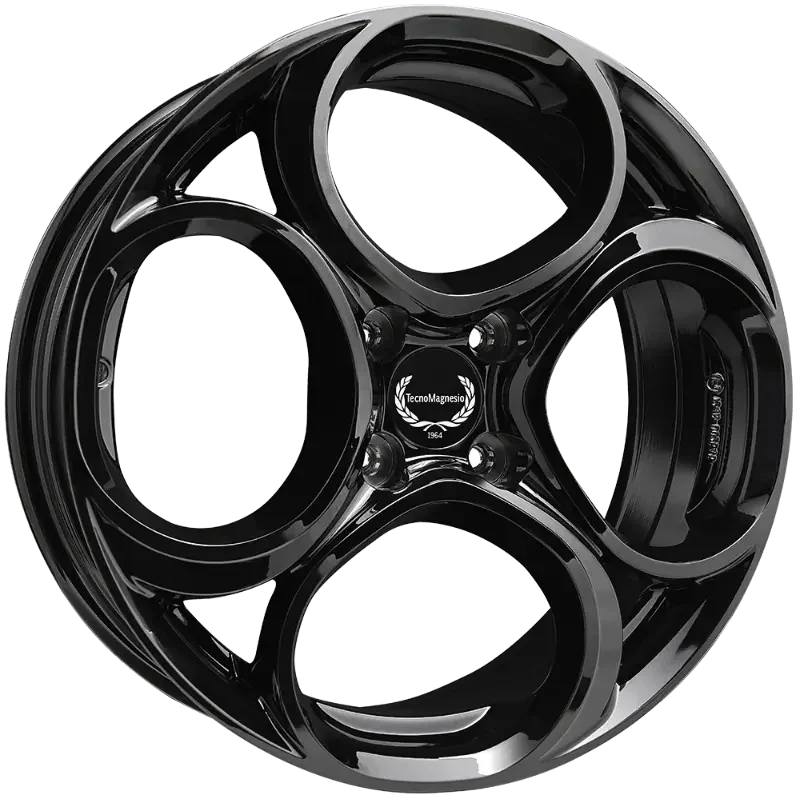 TecnoMagnesio Junior 4 Glossy Black 6,50x17 4x108,00 ET32,00