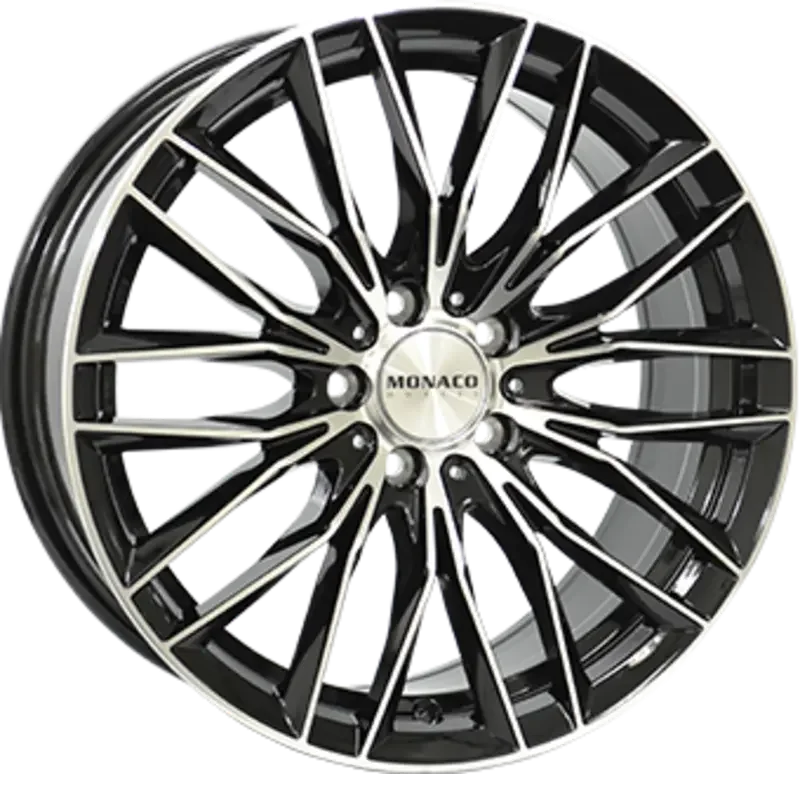 MONACO WHEELS Grand Prix 2 Black Polished 8,00x18 5x112,00 ET45,00