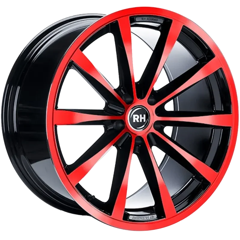 RH Alurad GT Rad Black Polished Red 10,00x19 5x130,00 ET54,00