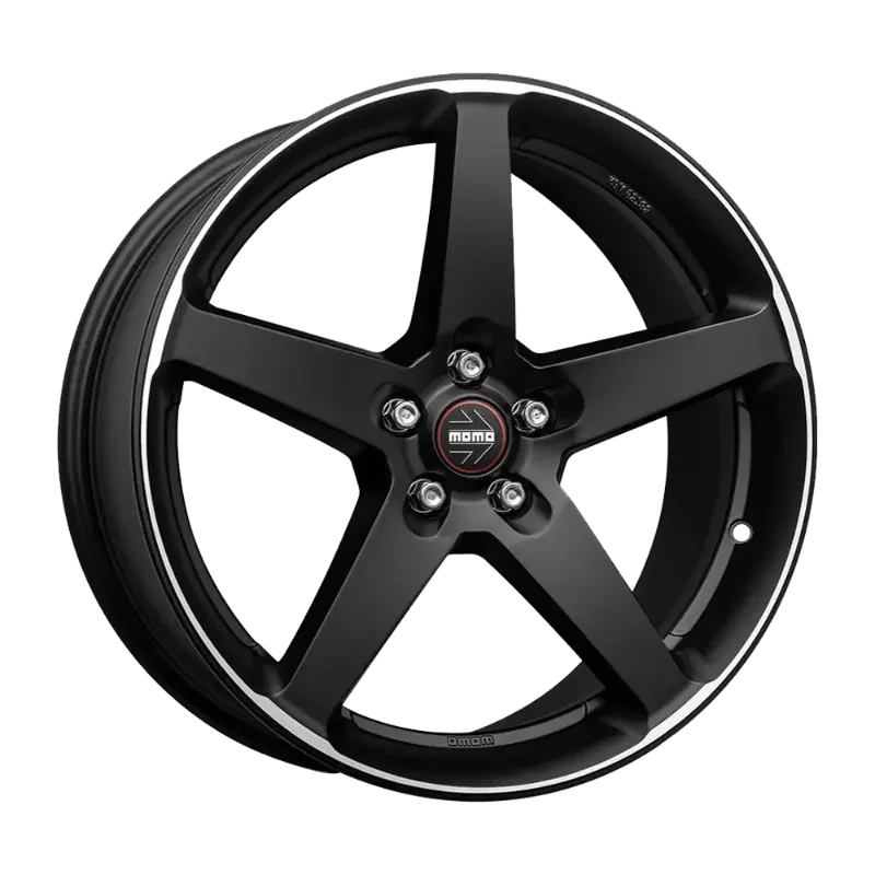 MOMO Five Black Polished 8,50x19 5x112,00 ET38,00