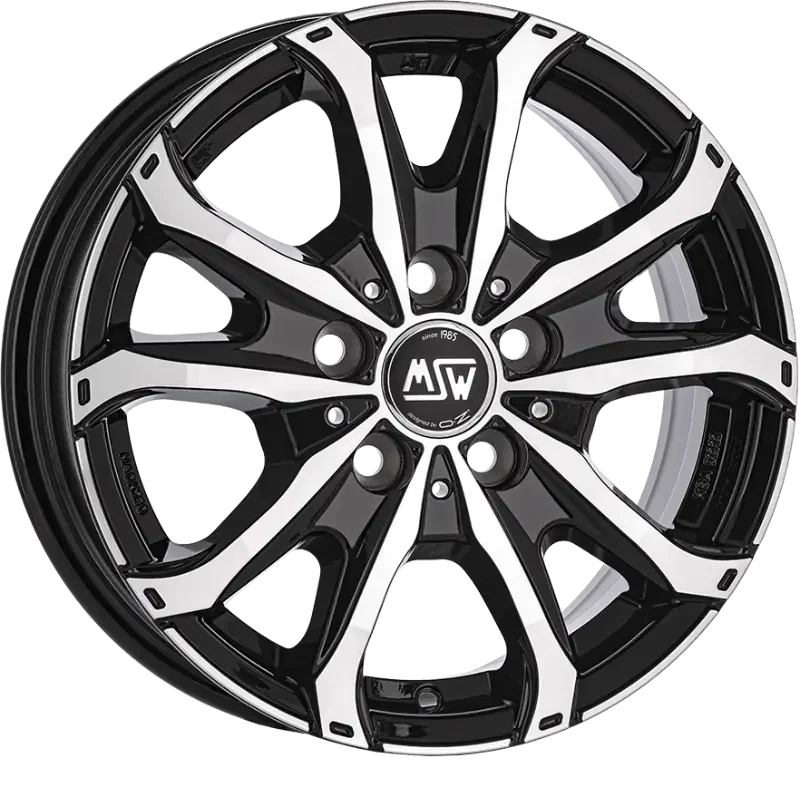 MSW 48 VAN Black Polished 6,50x16 5x120,00 ET60,00