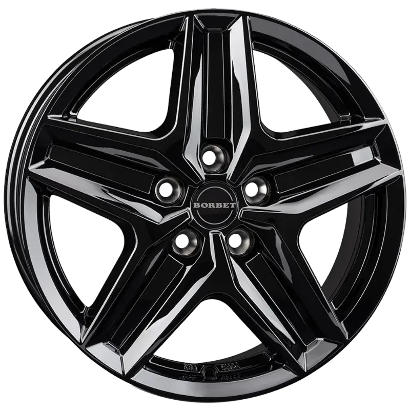 Borbet CWZ black glossy 7,50x18 5x118,00 ET53,00