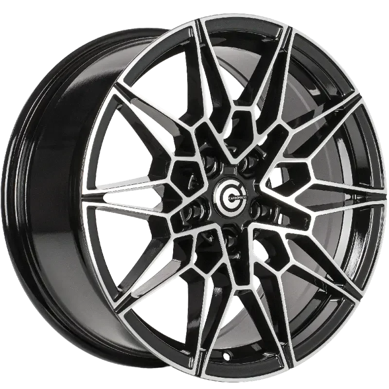 Carbonado Solid Black Polished 8,00x18 5x120,00 ET30,00