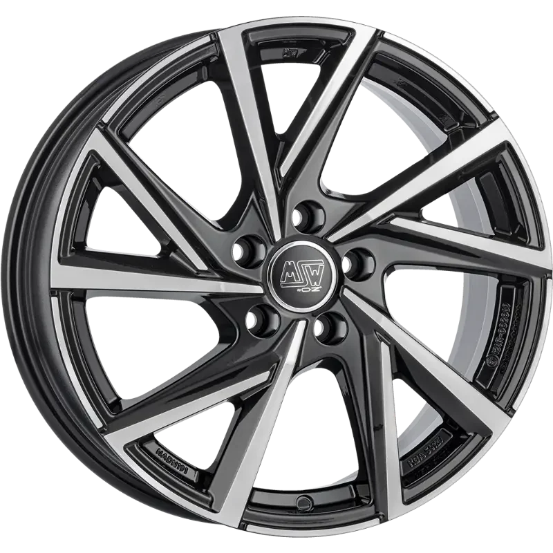MSW 80-5 Gloss Black Polished 7,00x17 5x108,00 ET40,00