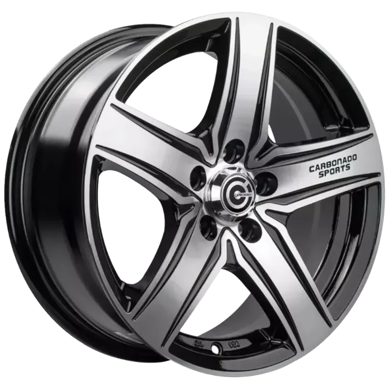 Carbonado GTR Sports 1 Black Polished 5,50x13 4x98,00 / 4x100,00 ET30,00