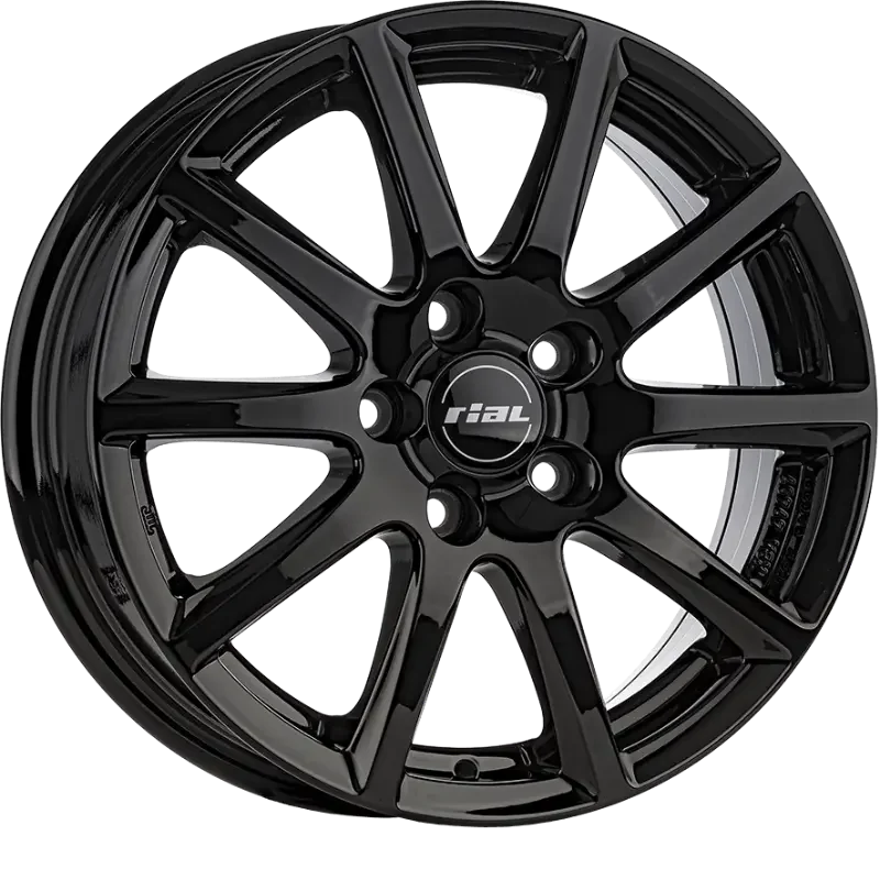 RIAL Milano Black Gloss 7,00x17 5x112,00 ET40,00