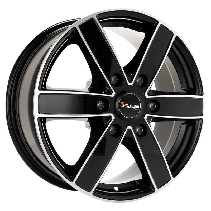 AVUS Racing AC-V61 - Black Polished 6,50x16 6x125,00 ET68,00