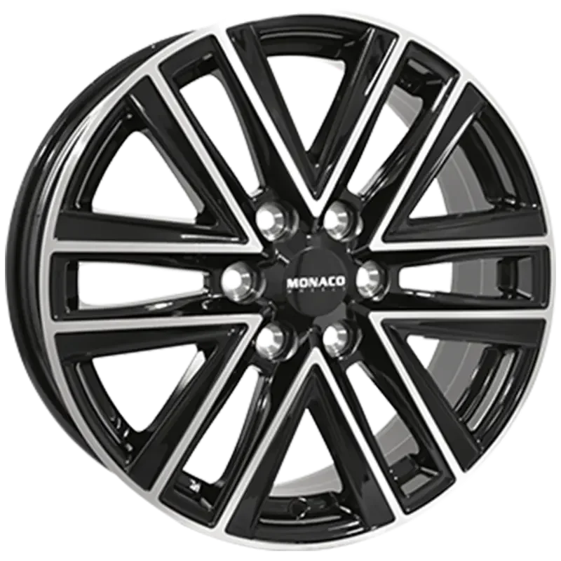 MONACO WHEELS VT1 Black Polished 8,00x18 6x130,00 ET50,00