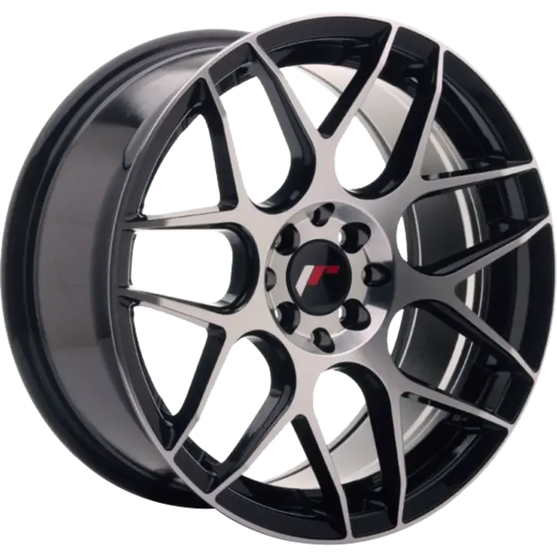 JR Wheels JR18 Black Machined 8,00x17 5x100,00 / 5x114,30 ET35,00